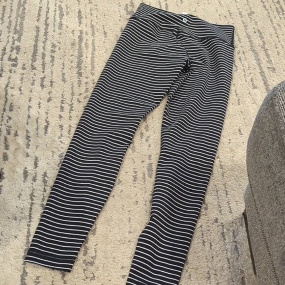 Lululemon Wunder Under High-Rise Tight *Luxtreme 28" Parallel Stripe Black - Picture 7 of 11